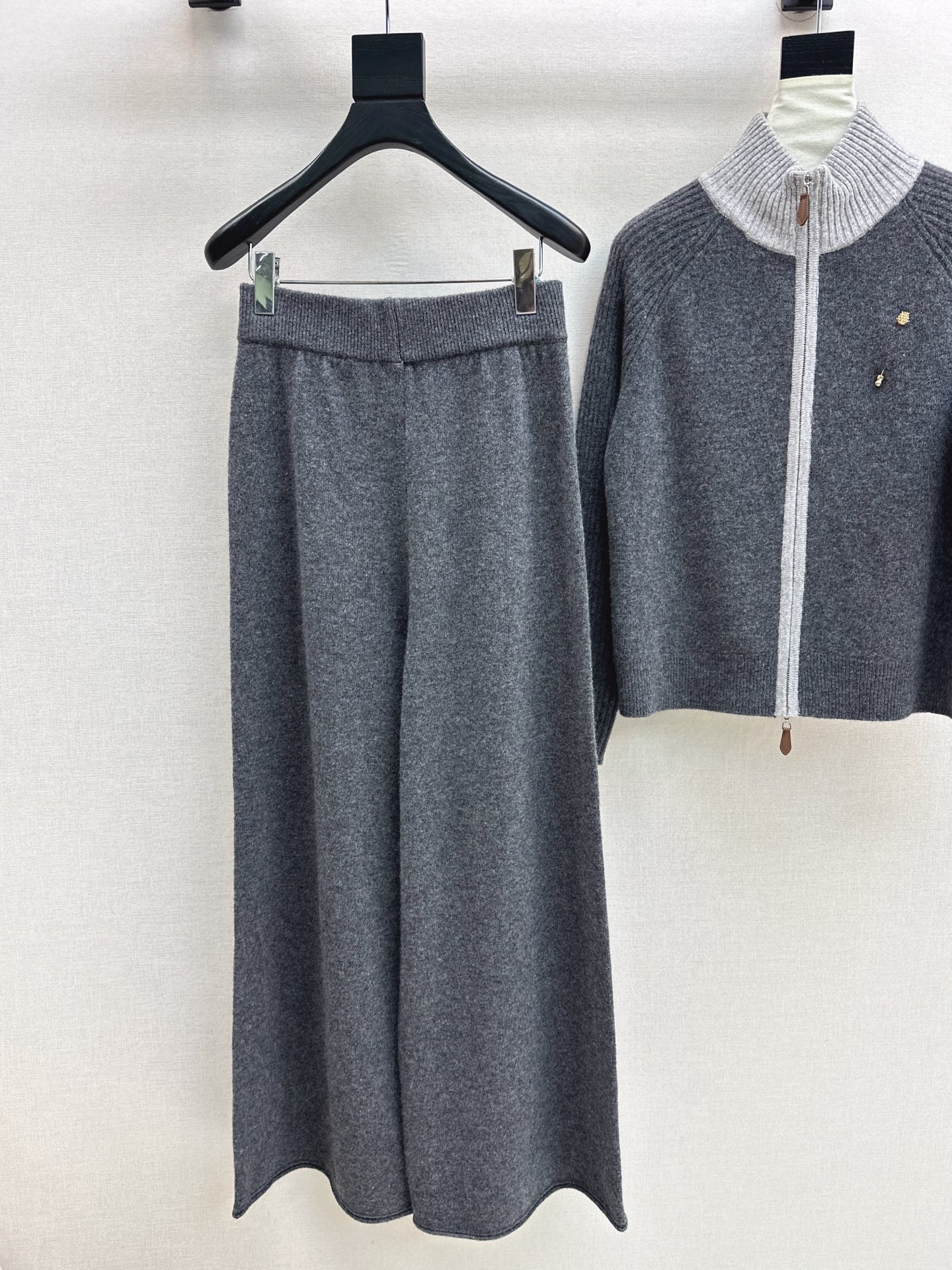 Loro 25fw knit jacket pants set