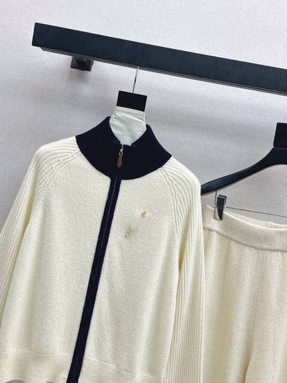 Loro 25fw knit jacket pants set