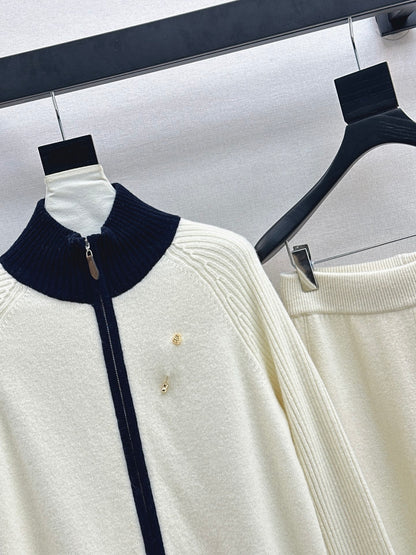 Loro 25fw knit jacket pants set