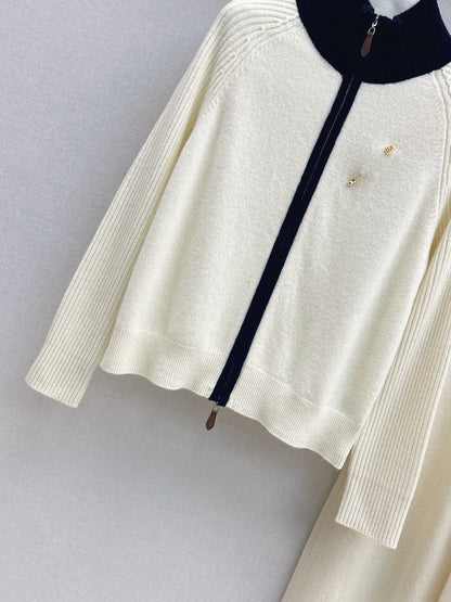 Loro 25fw knit jacket pants set