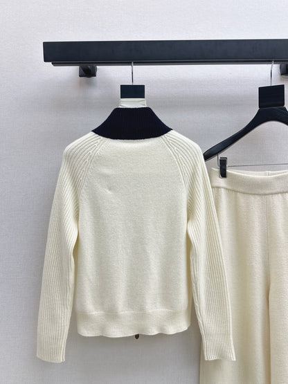 Loro 25fw knit jacket pants set