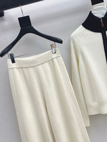 Loro 25fw knit jacket pants set