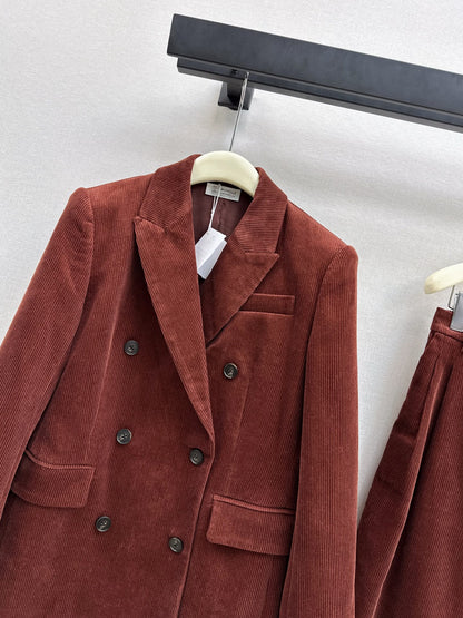 Brun 25fw corduroy blazer