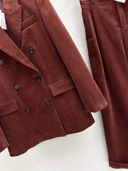 Brun 25fw corduroy blazer