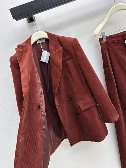 Brun 25fw corduroy blazer