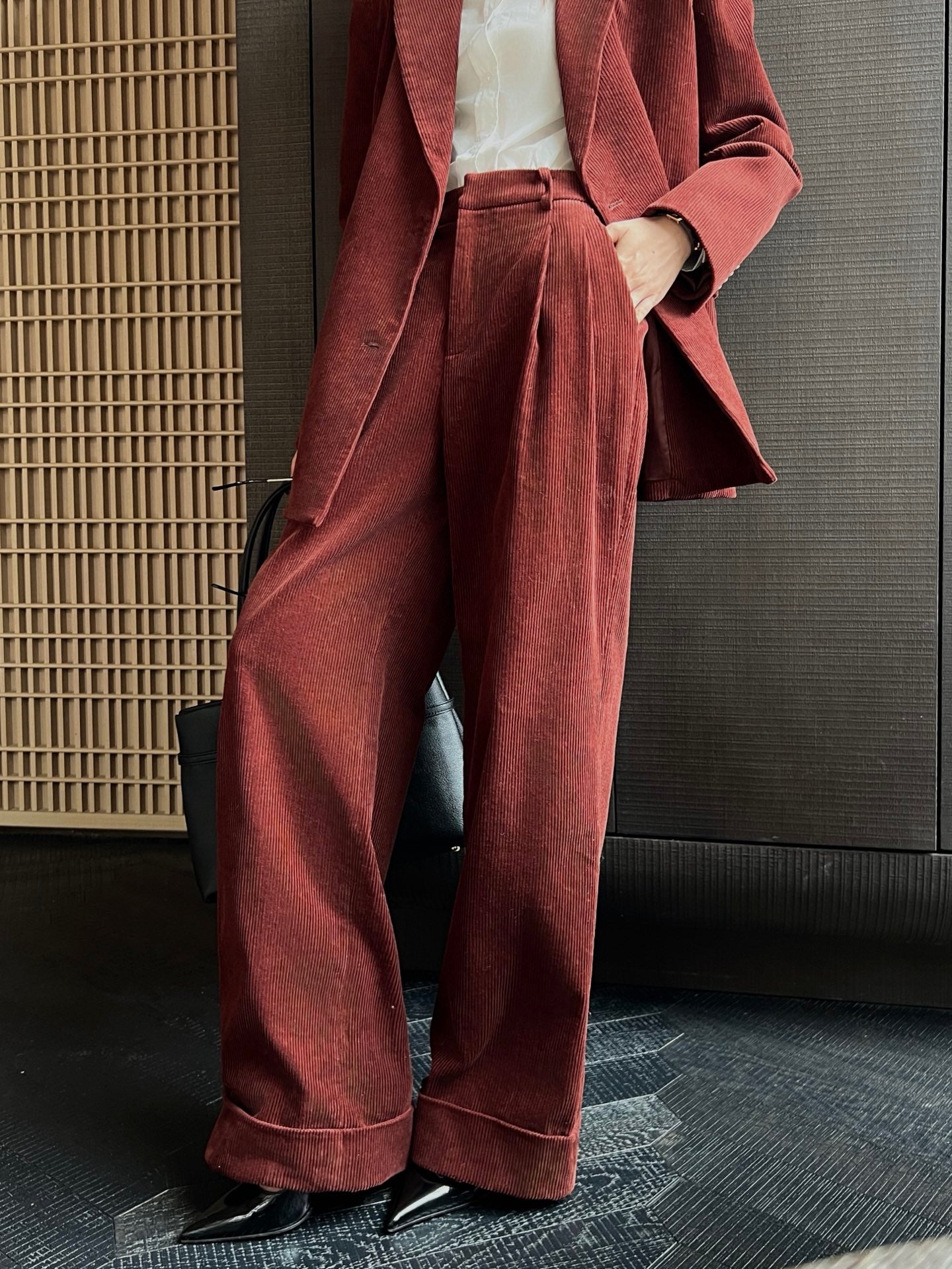 Brun 25fw corduroy pants