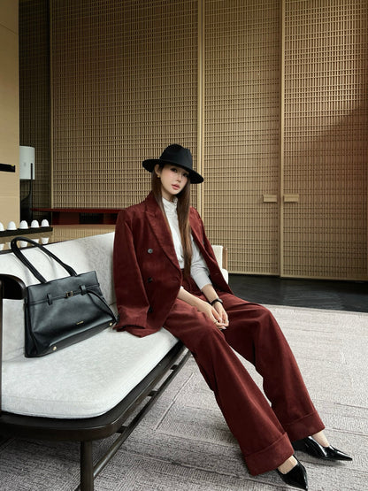 Brun 25fw corduroy blazer