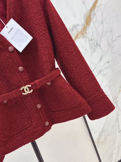 Chan 25fw woven tweed jacket