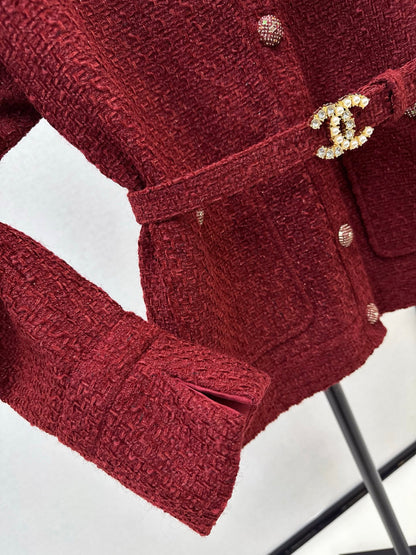 Chan 25fw woven tweed jacket