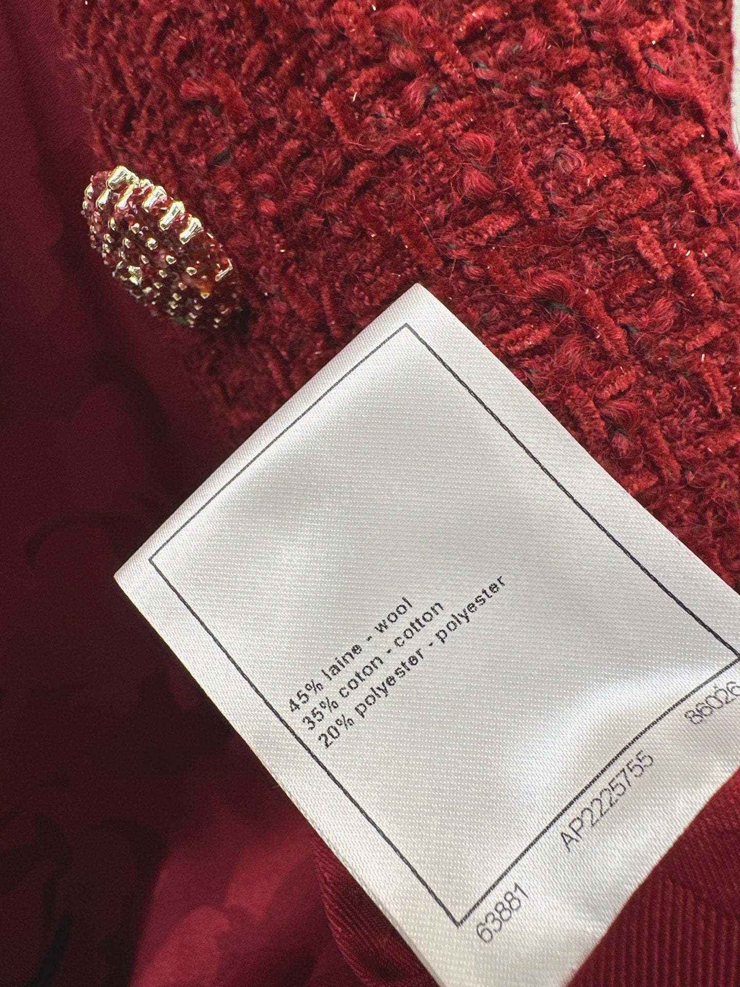 Chan 25fw woven tweed jacket