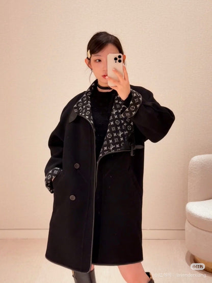 Louis 25fw woolen overcoats