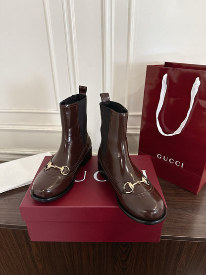 Gucc 25fw combat boots