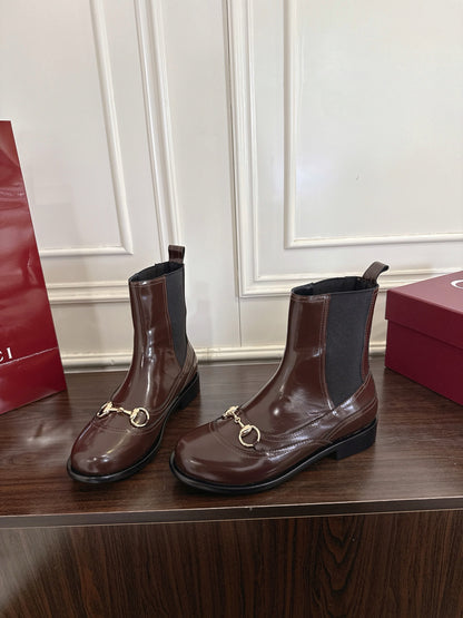 Gucc 25fw combat boots