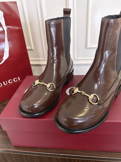 Gucc 25fw combat boots