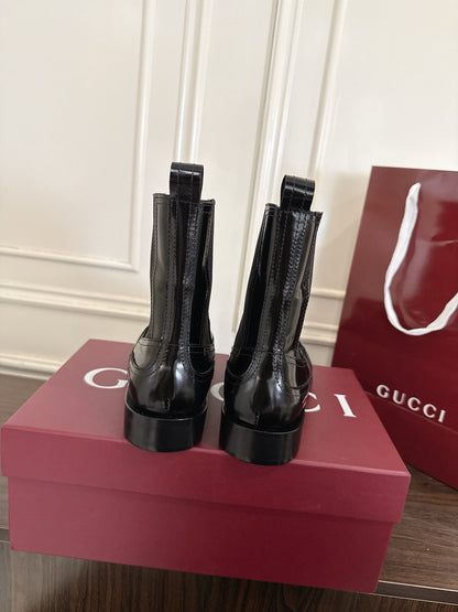 Gucc 25fw combat boots