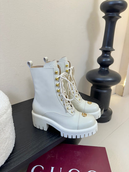 Gucc 25fw combat boots