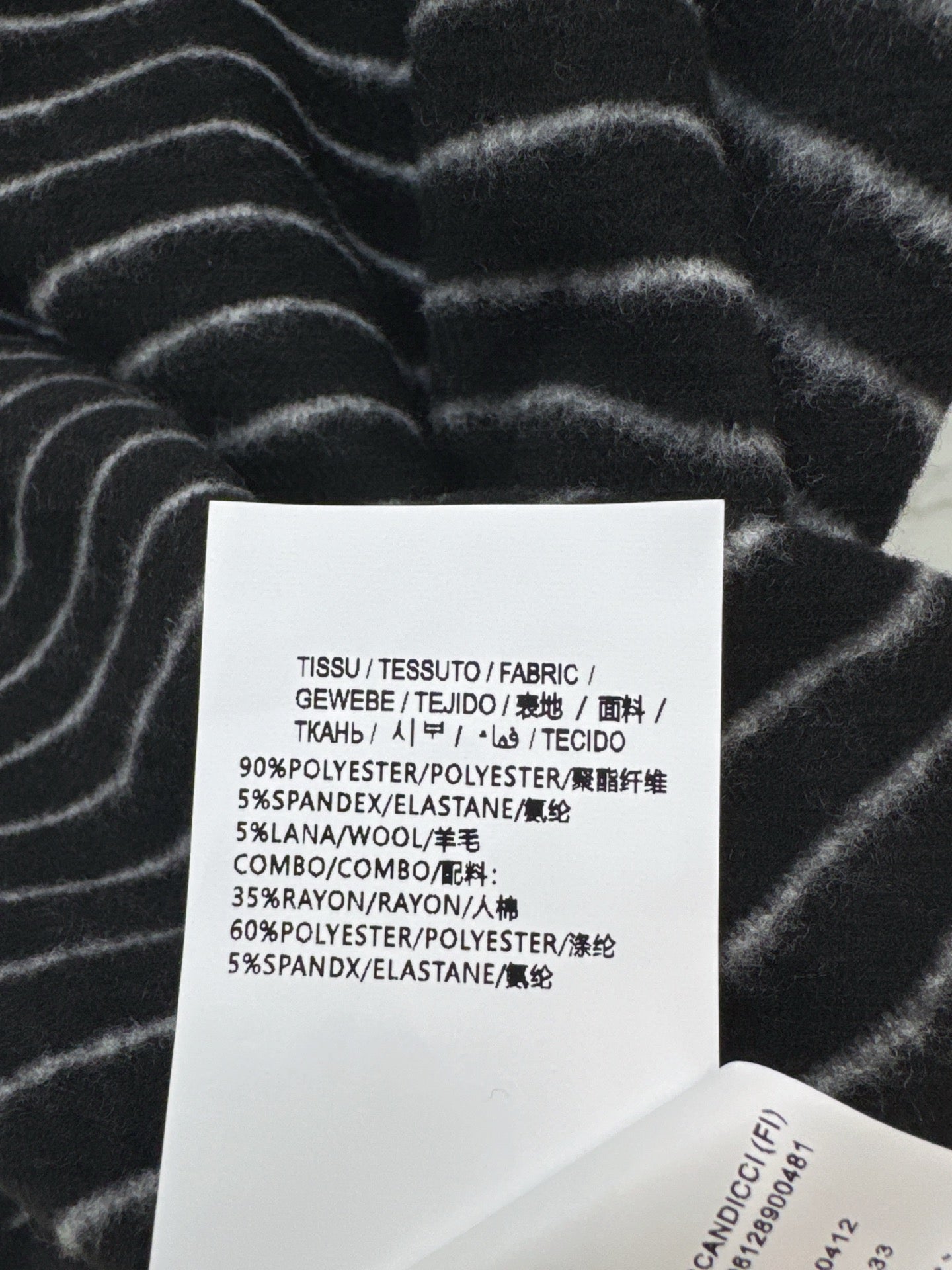 Saint 25fw stripe sweater