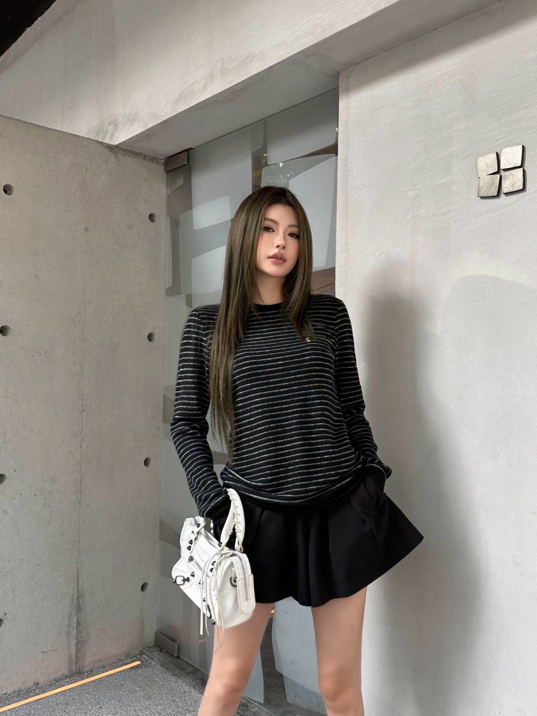 Saint 25fw stripe sweater