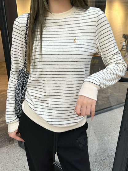 Saint 25fw stripe sweater