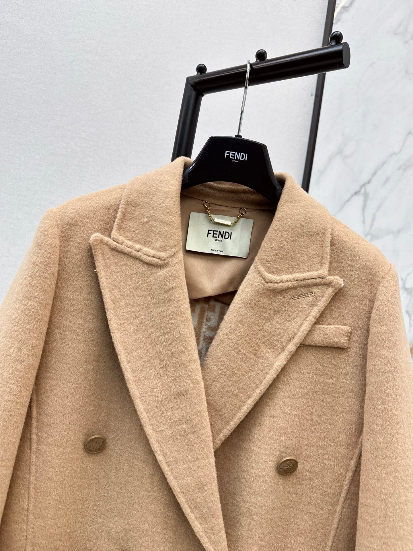 Fend 25fw cashmere overcoats