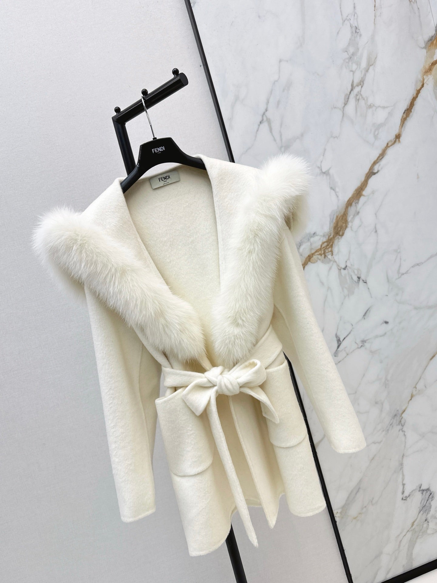 Fend 25fw woolen pea coats