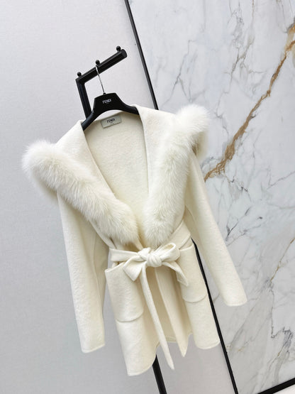 Fend 25fw woolen pea coats