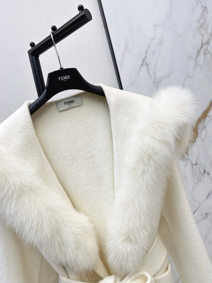 Fend 25fw woolen pea coats