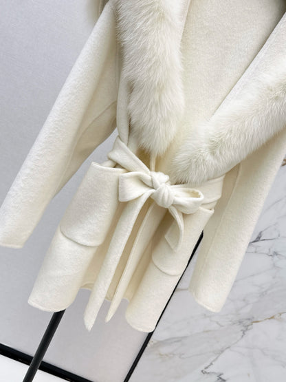 Fend 25fw woolen pea coats