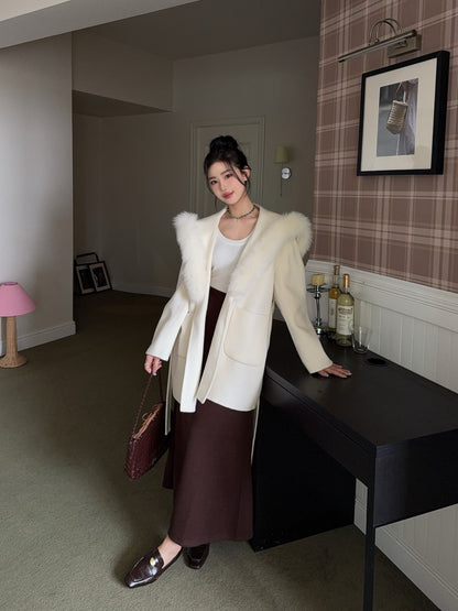 Fend 25fw woolen pea coats