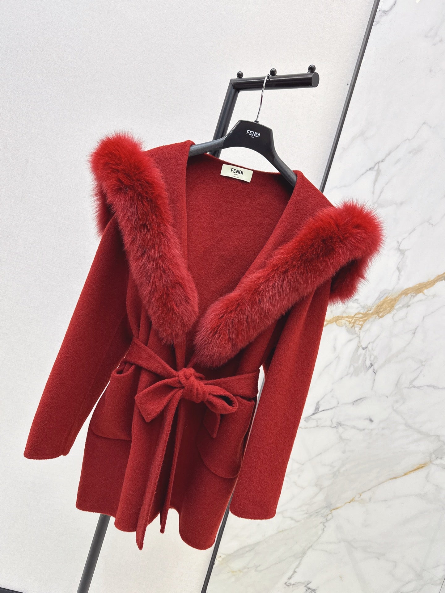 Fend 25fw woolen pea coats