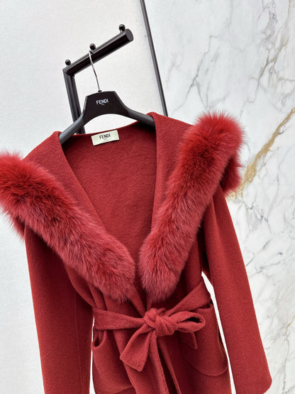 Fend 25fw woolen pea coats