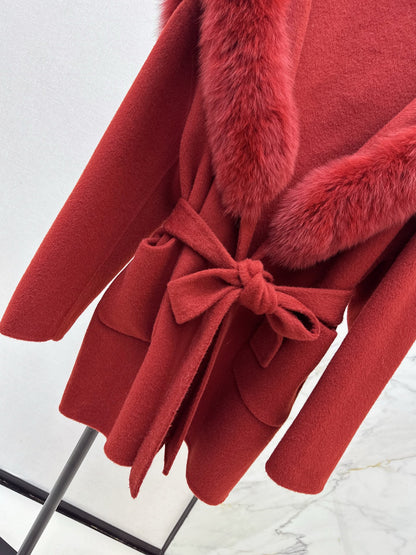 Fend 25fw woolen pea coats