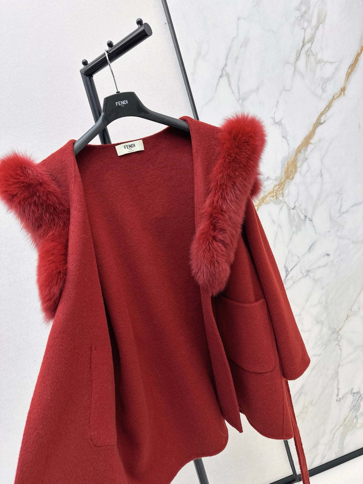 Fend 25fw woolen pea coats