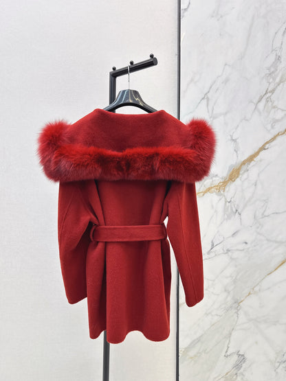 Fend 25fw woolen pea coats