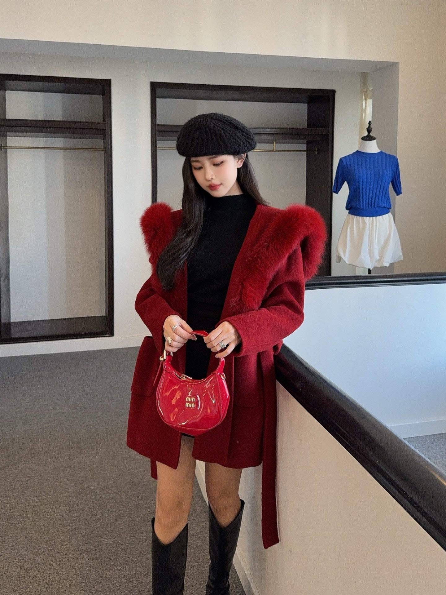 Fend 25fw woolen pea coats