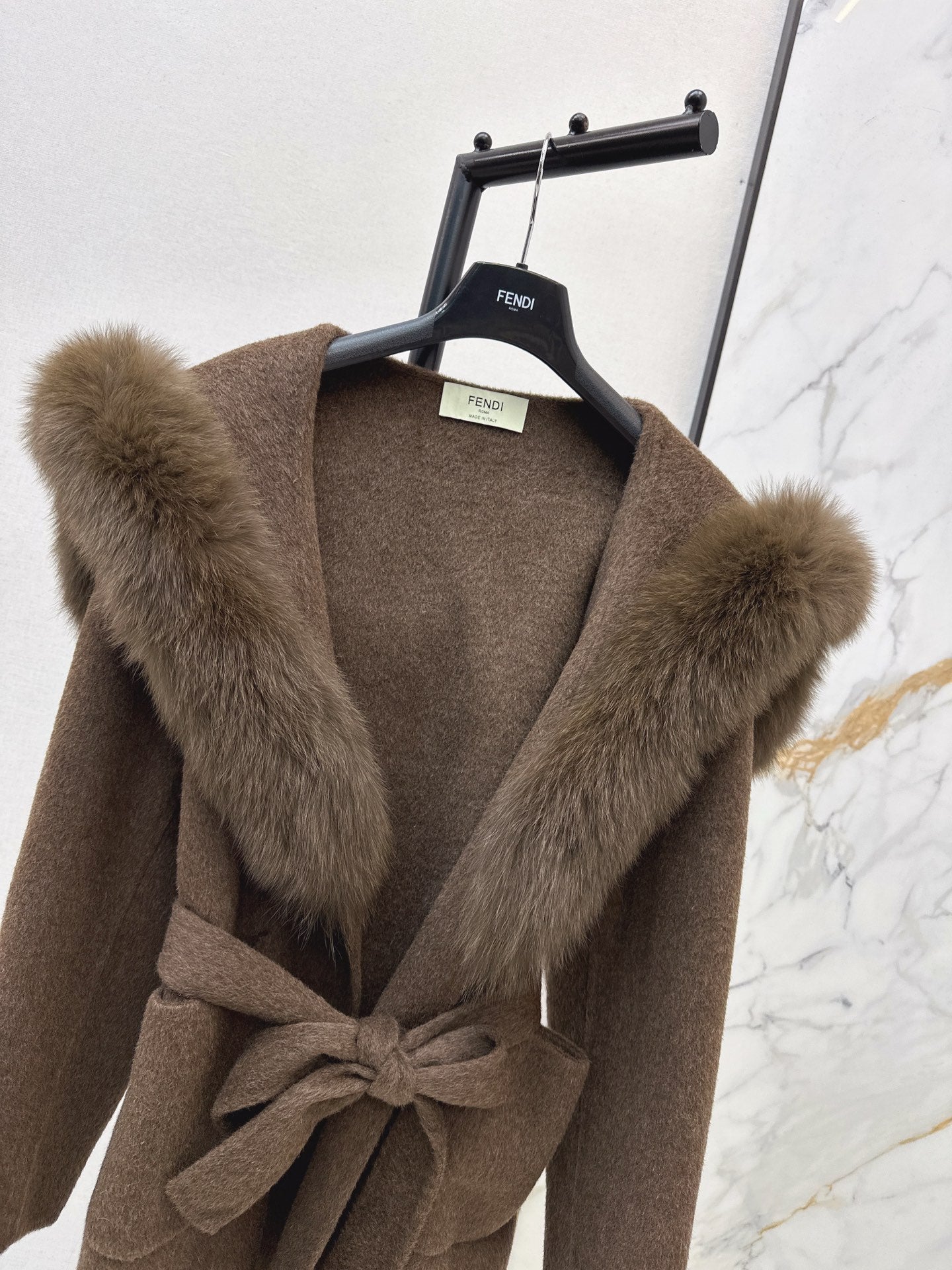 Fend 25fw woolen pea coats