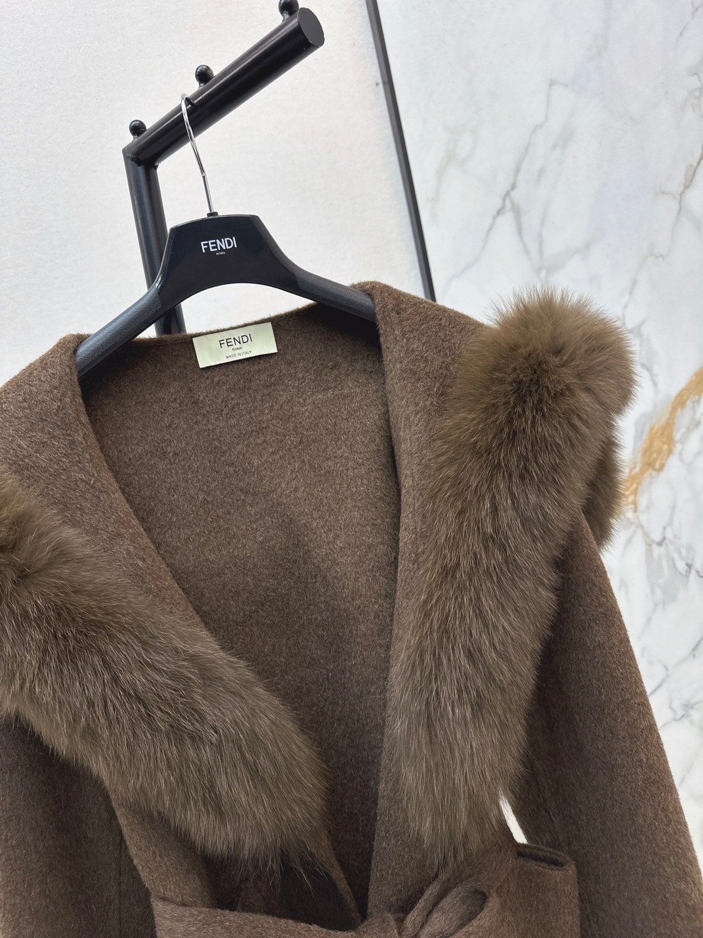 Fend 25fw woolen pea coats