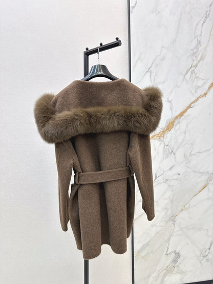 Fend 25fw woolen pea coats