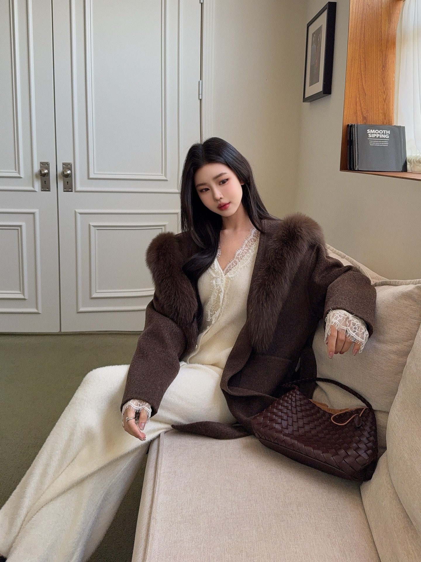 Fend 25fw woolen pea coats