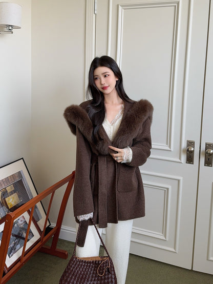 Fend 25fw woolen pea coats