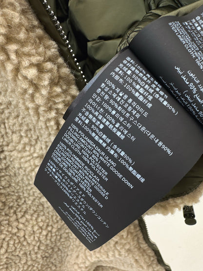 Miu 25fw lamp fleece jacket