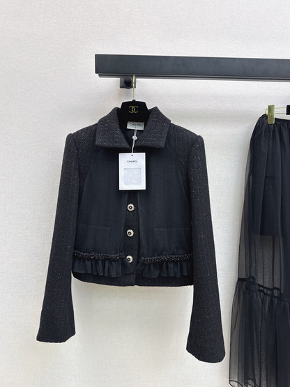 Chan 25fw woven tweed jacket