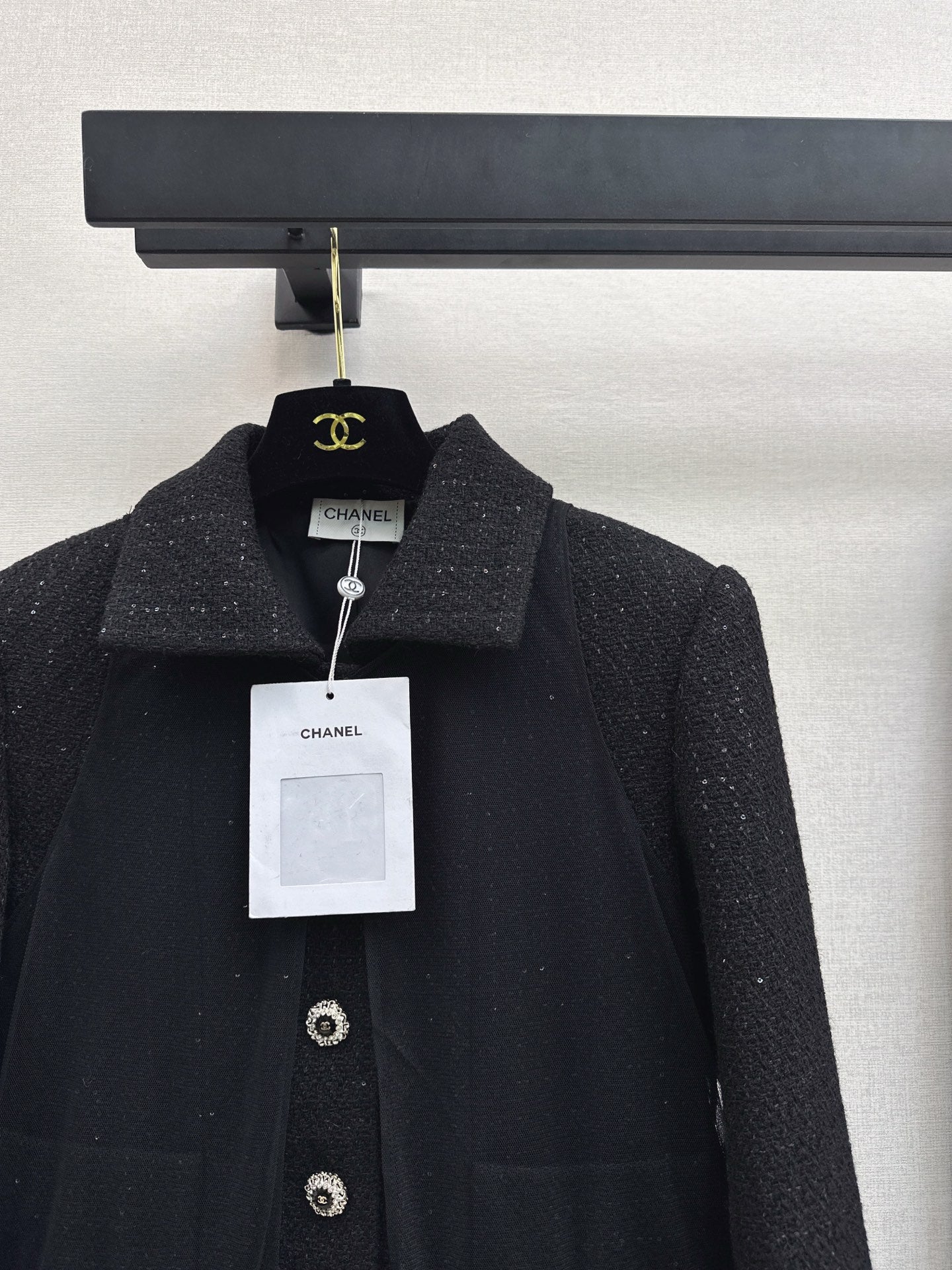 Chan 25fw woven tweed jacket