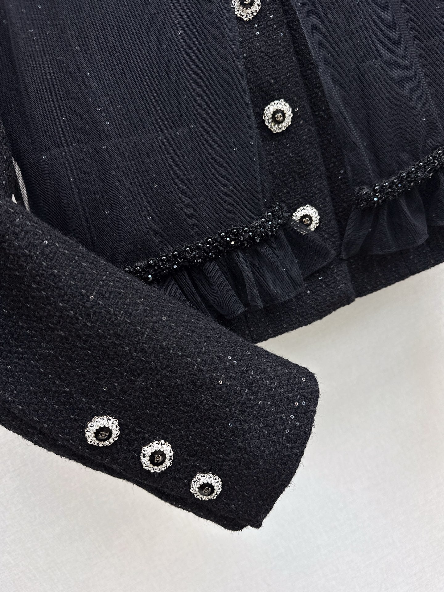 Chan 25fw woven tweed jacket