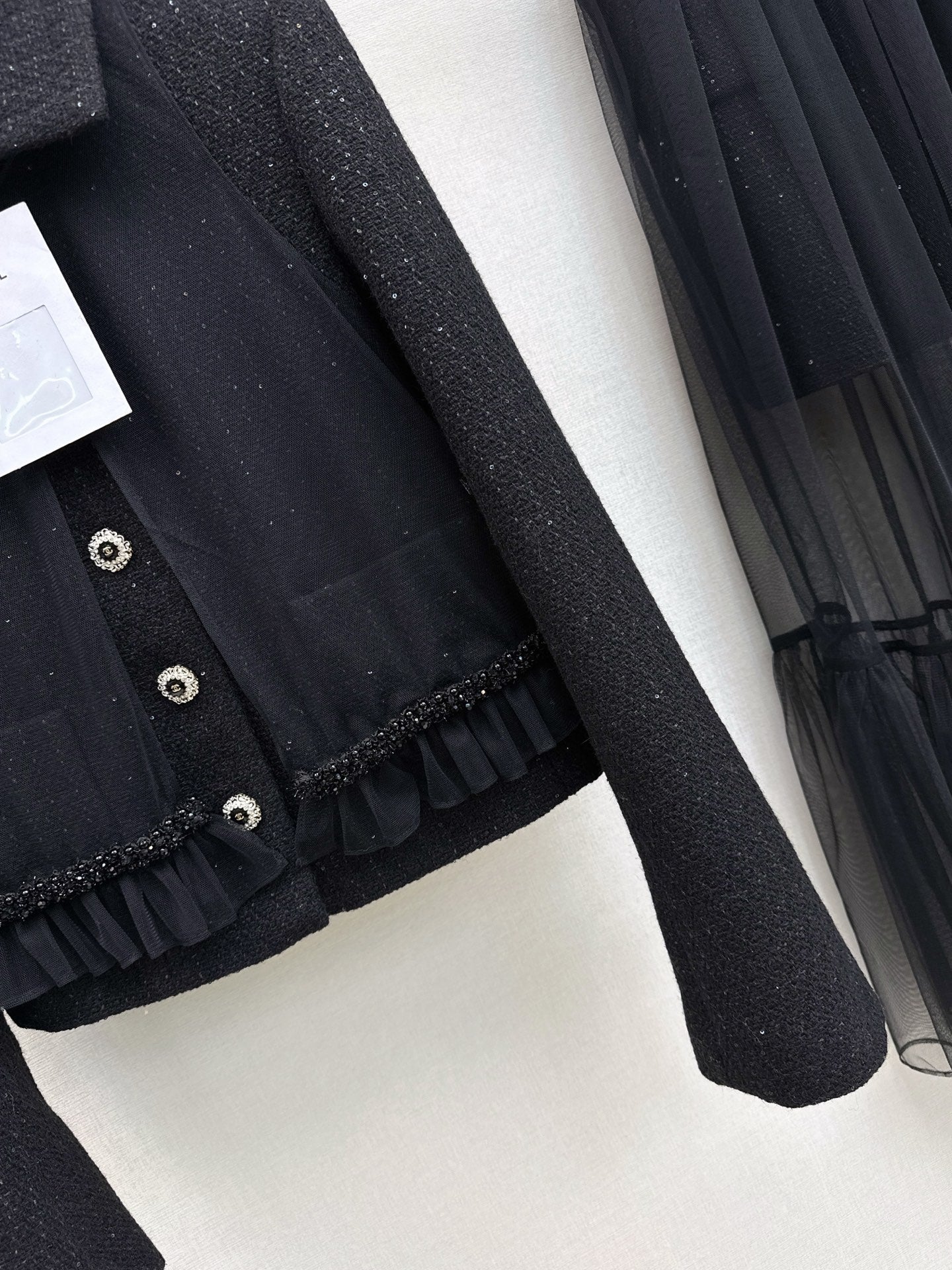 Chan 25fw woven tweed jacket