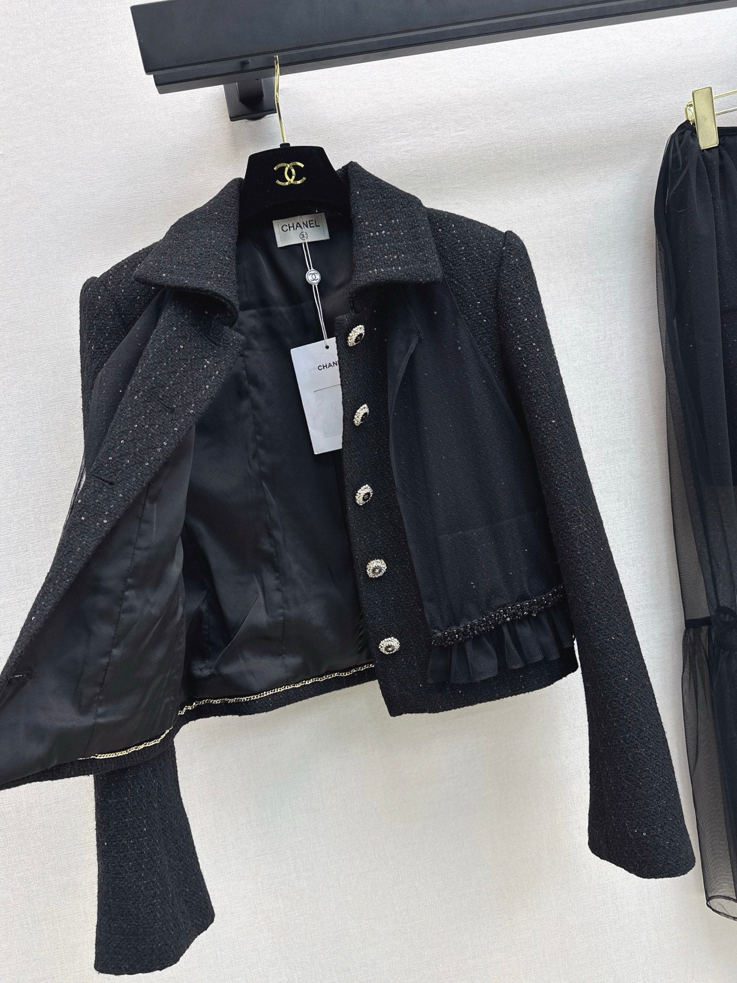 Chan 25fw woven tweed jacket