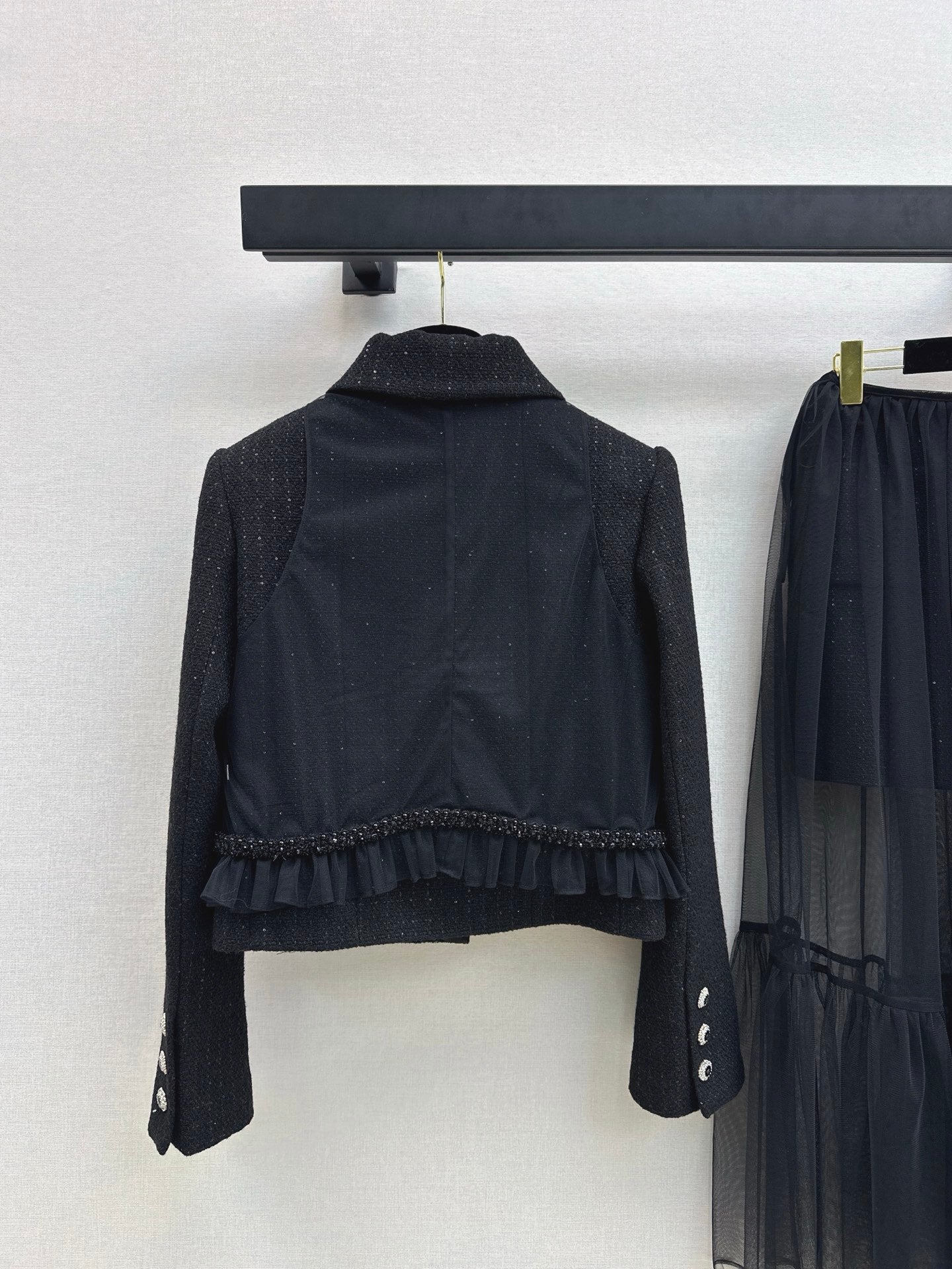 Chan 25fw woven tweed jacket