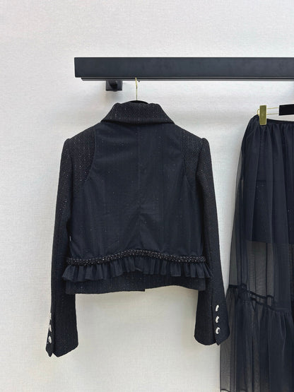 Chan 25fw woven tweed jacket