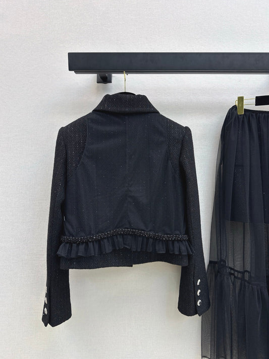 Chan 25fw woven tweed jacket