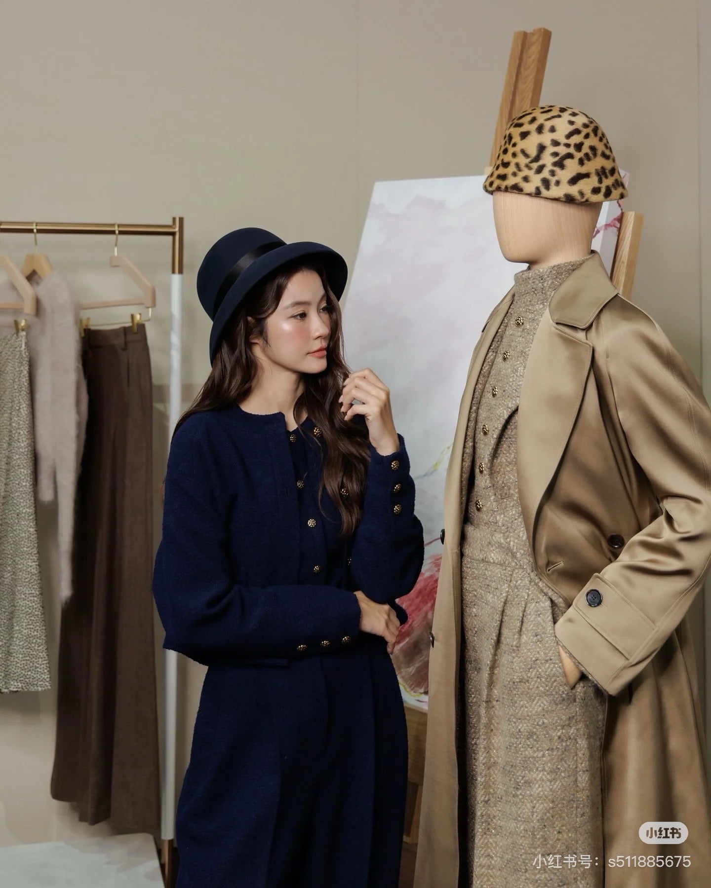 Loro 25fw vintage woolen jacket